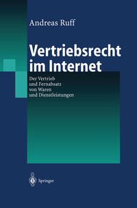 Vorderes Coverbild Vertriebsrecht im Internet