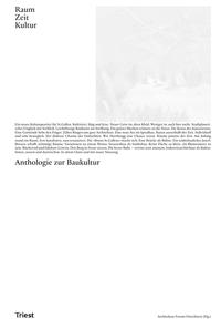 Vorderes Coverbild Raum. Zeit. Kultur