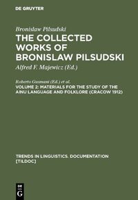 Vorderes Coverbild Materials for the Study of the Ainu Language and Folklore (Cracow 1912)