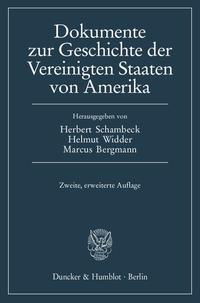 Vorderes Coverbild Dokumente zur Geschichte der Vereinigten Staaten von Amerika.