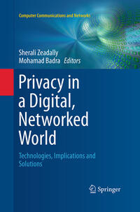 Vorderes Coverbild Privacy in a Digital, Networked World