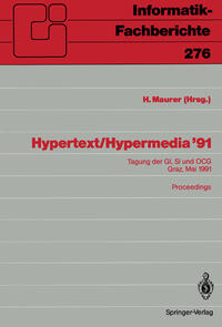 Vorderes Coverbild Hypertext / Hypermedia ’91