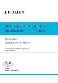Vorderes Coverbild Die chronischen Krankheiten. Die Miasmen