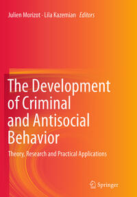 Vorderes Coverbild The Development of Criminal and Antisocial Behavior