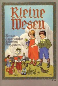 Vorderes Coverbild Bücherfreuden 1939 / Kleine Wesen