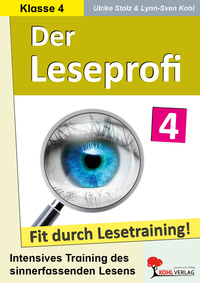 Vorderes Coverbild Der Leseprofi - Fit durch Lesetraining / Klasse 4
