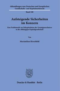 Vorderes Coverbild Aufsteigende Sicherheiten im Konzern.