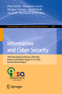 Vorderes Coverbild Information and Cyber Security