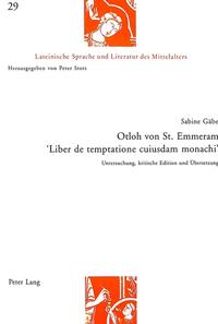 Vorderes Coverbild Otloh von St. Emmeram- «Liber de temptatione cuiusdam monachi»