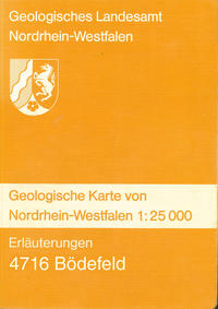 Vorderes Coverbild Geologische Karten von Nordrhein-Westfalen 1:25000 / Bödefeld