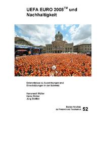 Vorderes Coverbild UEFA Euro 2008 und Nachhaltigkeit