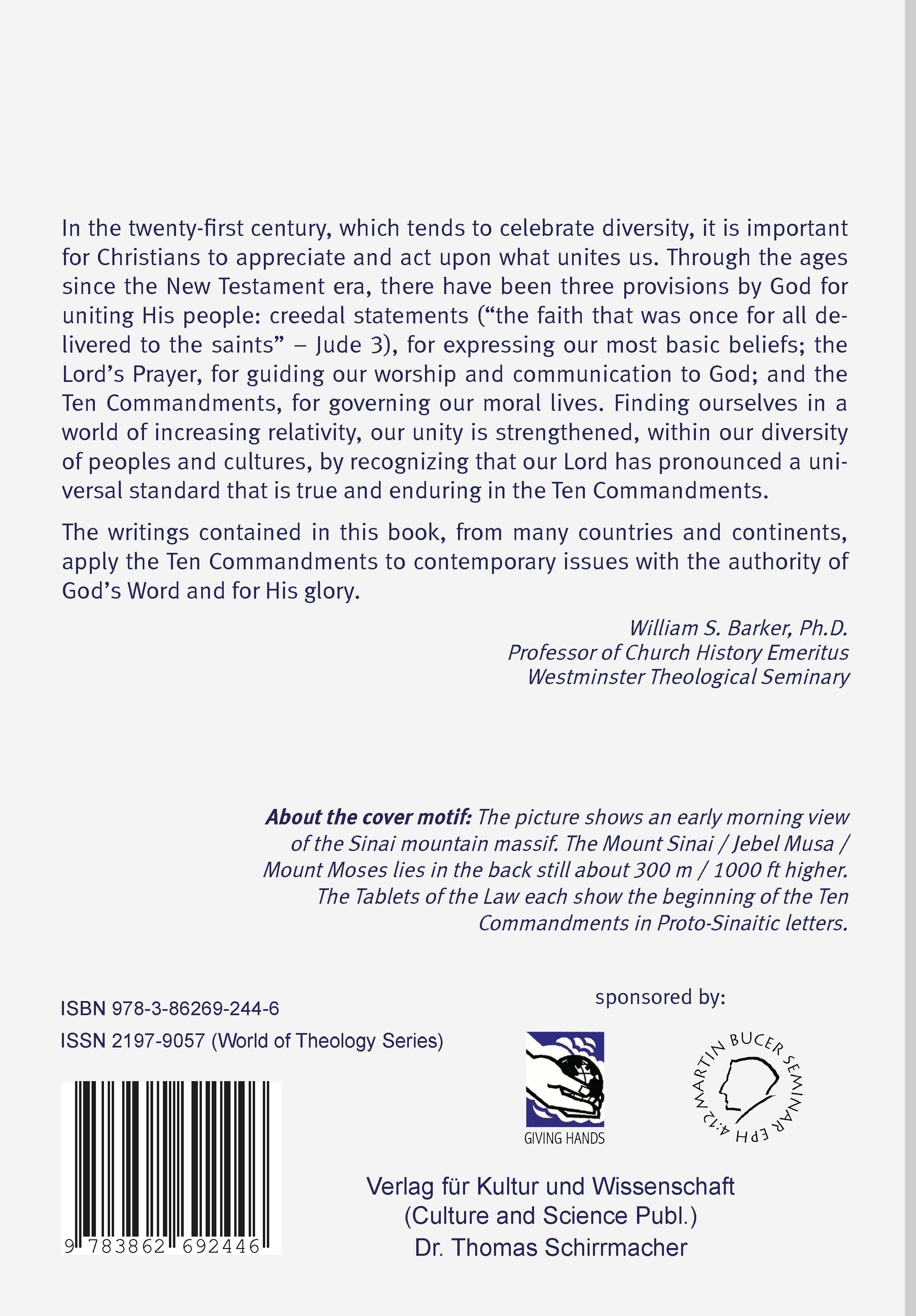 Rückseitencover The Decalogue Project