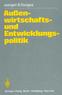 Vorderes Coverbild Außenwirtschafts- und Entwicklungspolitik