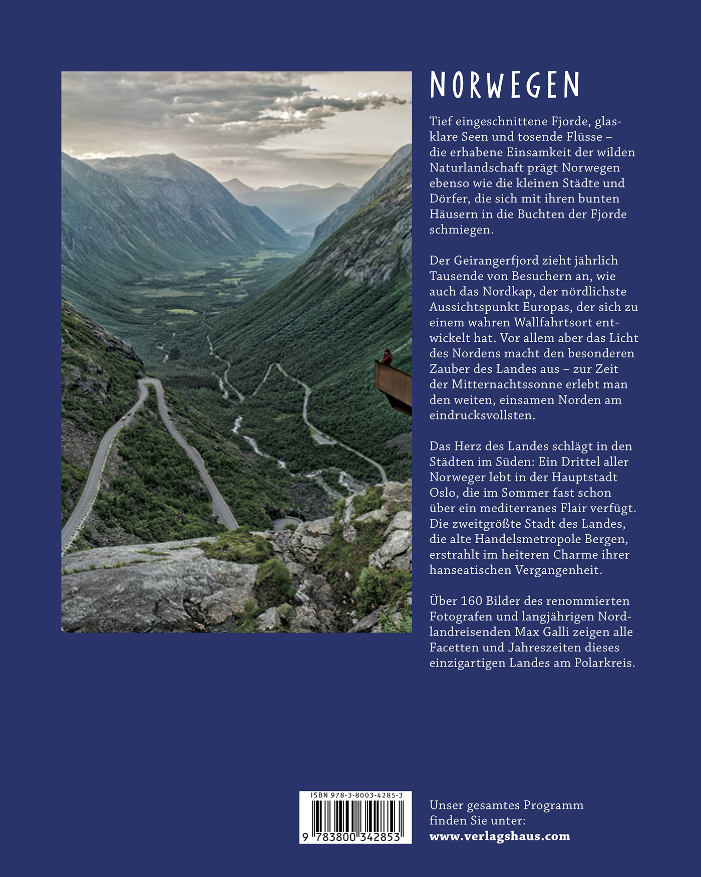 Rückseitencover Reise durch Norwegen