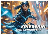 Vorderes Coverbild Kriegerin der Cyberwelt (Wandkalender 2025 DIN A4 quer), CALVENDO Monatskalender