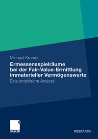 Vorderes Coverbild Ermessensspielräume bei der Fair-Value-Ermittlung immaterieller Vermögenswerte