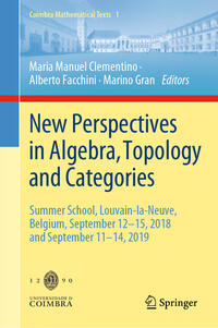 Vorderes Coverbild New Perspectives in Algebra, Topology and Categories