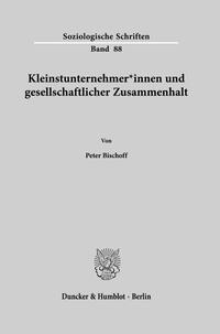 Vorderes Coverbild Kleinstunternehmer*innen und gesellschaftlicher Zusammenhalt