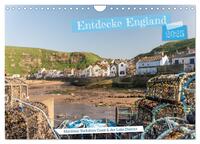 Vorderes Coverbild Entdecke England (Wandkalender 2025 DIN A4 quer), CALVENDO Monatskalender