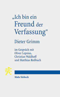 Vorderes Coverbild "Ich bin ein Freund der Verfassung"
