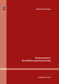 Vorderes Coverbild Konsumenten-Kreditinformationssysteme
