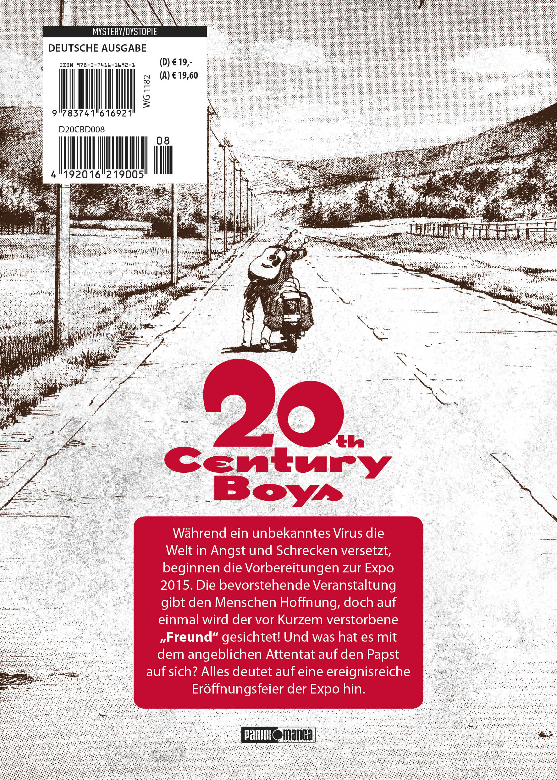 Rückseitencover 20th Century Boys: Ultimative Edition 08