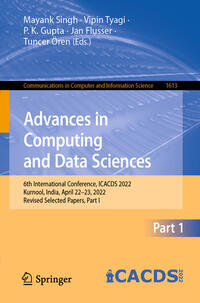 Vorderes Coverbild Advances in Computing and Data Sciences