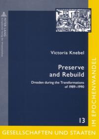 Vorderes Coverbild Preserve and Rebuild