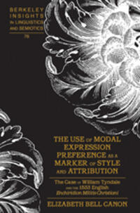 Vorderes Coverbild The Use of Modal Expression Preference as a Marker of Style and Attribution