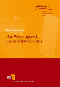 Vorderes Coverbild Das Weisungsrecht im Arbeitsverhältnis