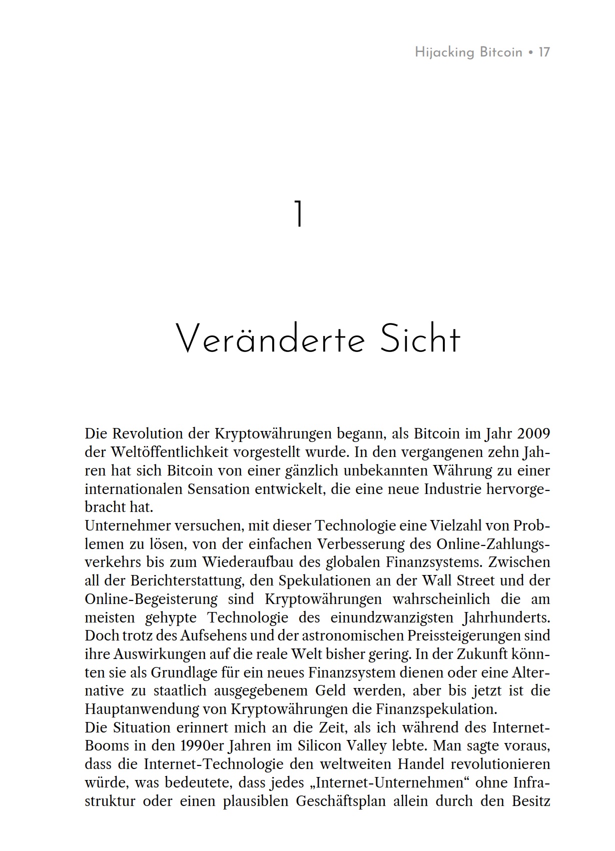 Beispielinhalt (Bild) Hijacking Bitcoin