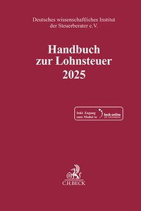 Vorderes Coverbild Schriften des Deutschen wissenschaftlichen Instituts der Steuerberater e.V. / Handbuch zur Lohnsteuer 2025. LSt 2025