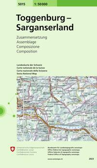 Vorderes Coverbild 5015 Toggenburg - Sarganserland