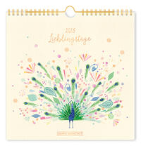 Vorderes Coverbild Wandkalender quadratisch 2025 Lieblingstage