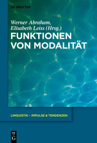 Vorderes Coverbild Funktionen von Modalität