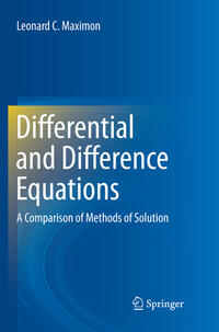 Vorderes Coverbild Differential and Difference Equations