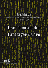 Vorderes Coverbild Das Theater der fünfziger Jahre