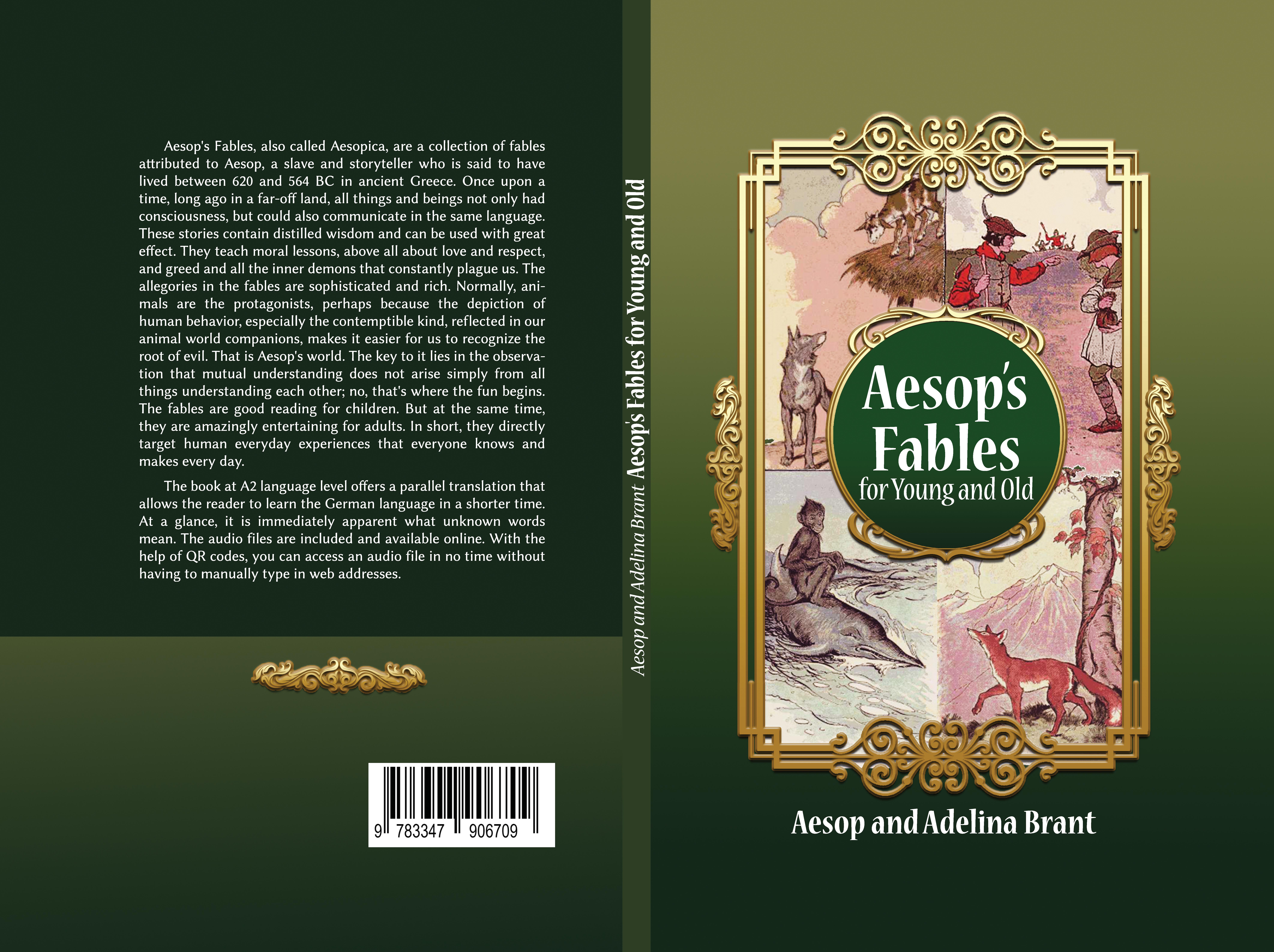 Gesamtes Coverbild Aesop's Fables for Young and Old