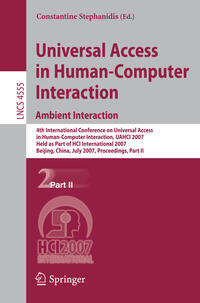 Vorderes Coverbild Universal Access in Human-Computer Interaction. Ambient Interaction