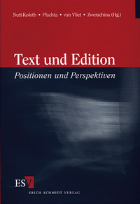 Vorderes Coverbild Text und Edition