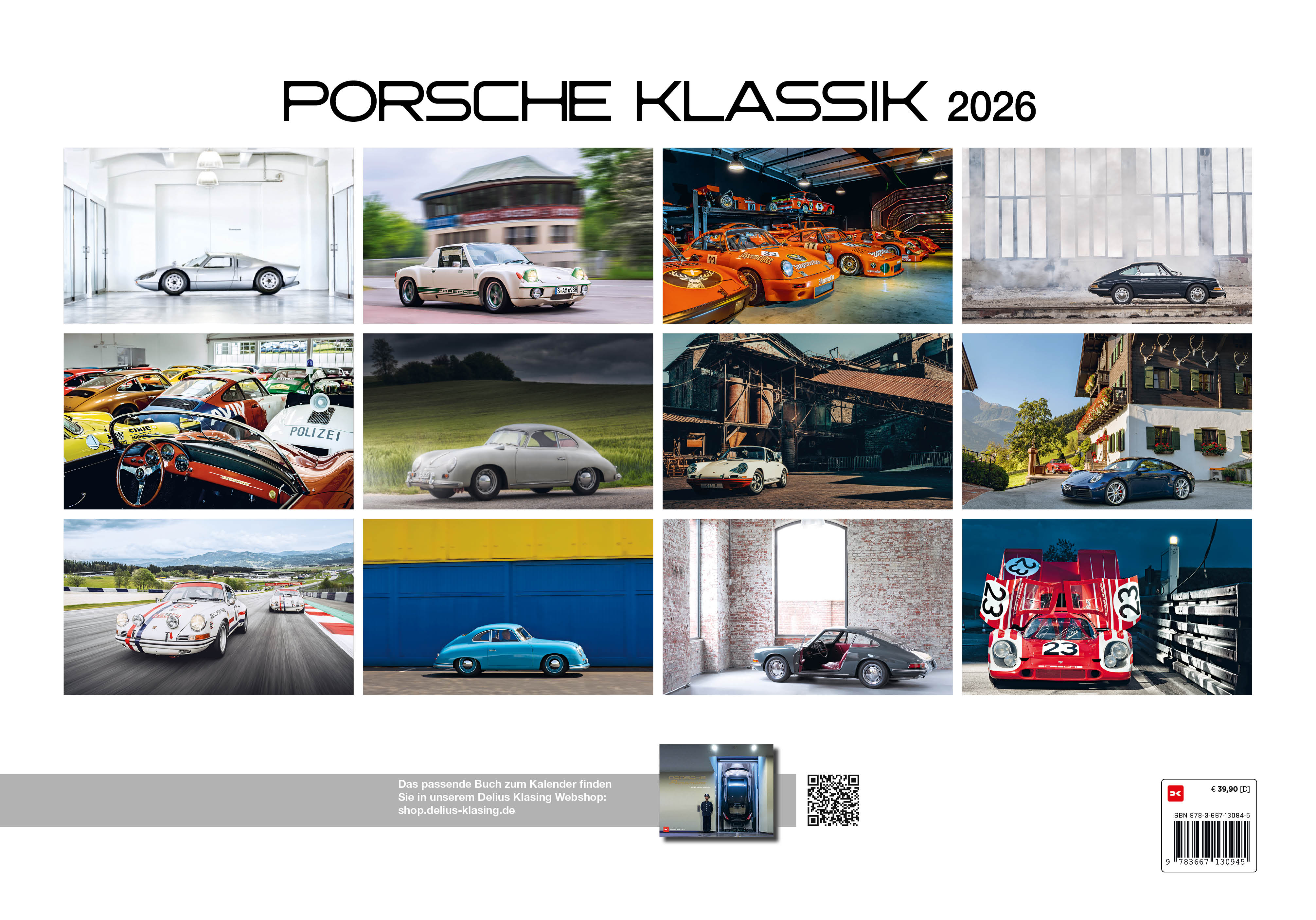 Rückseitencover Porsche Klassik 2026