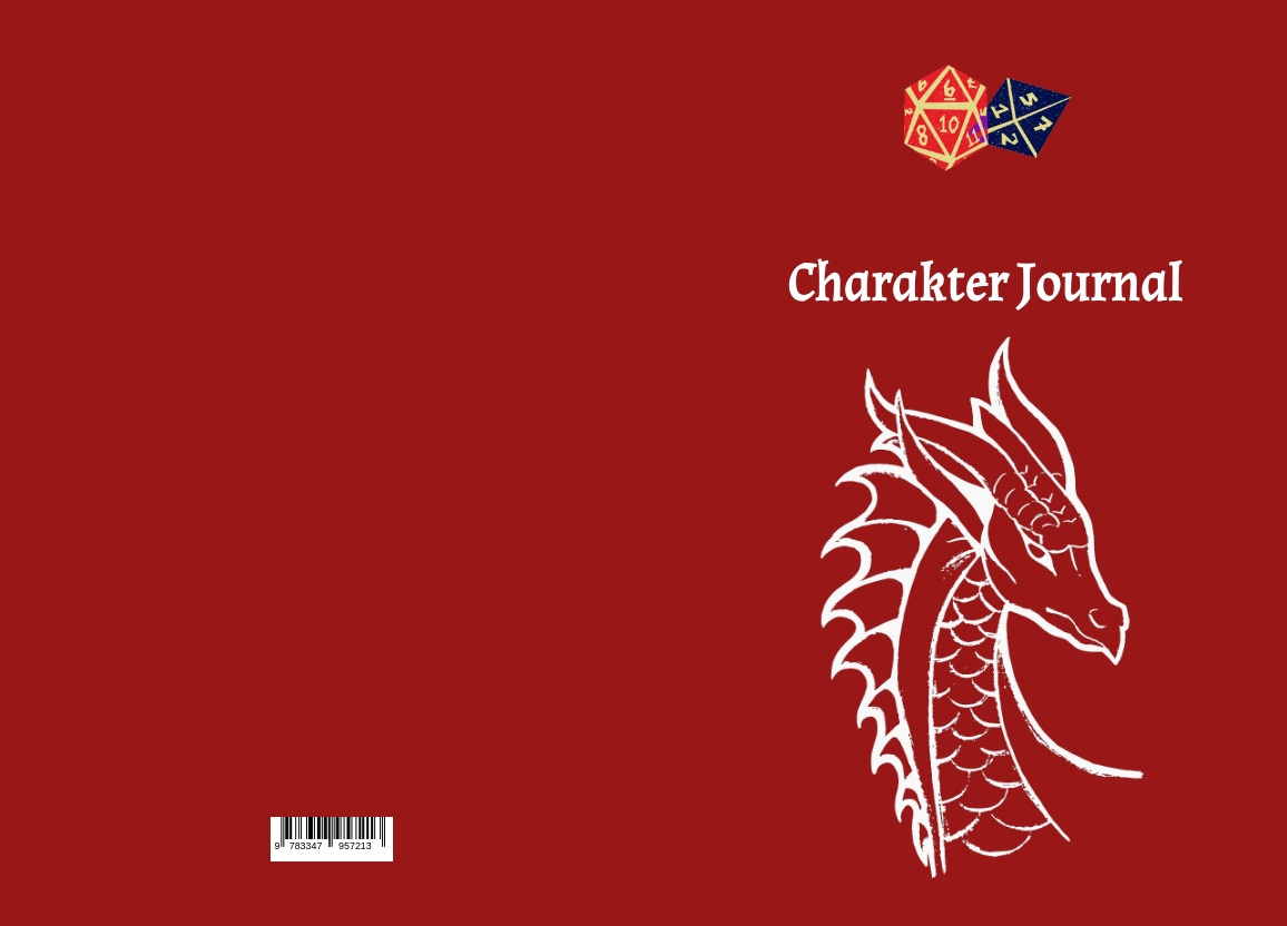 Gesamtes Coverbild Pen and Paper Charakter Journal
