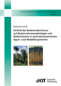 Vorderes Coverbild Einfluß der Bodenmakrofauna auf Bodenmikromorphologie und Bodenchemie in zentralamazonischen Agrar- und Waldökosystemen