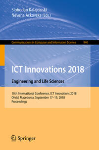 Vorderes Coverbild ICT Innovations 2018. Engineering and Life Sciences