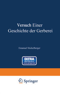 Vorderes Coverbild Versuch einer Geschichte der Gerberei