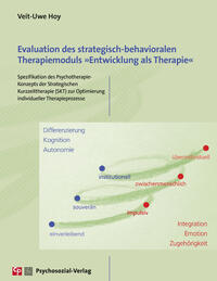 Vorderes Coverbild Evaluation des strategisch-behavioralen Therapiemoduls »Entwicklung als Therapie«