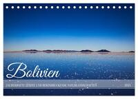 Vorderes Coverbild Bolivien - Zauberhafte Städte und beeindruckende Naturlandschaften (Tischkalender 2025 DIN A5 quer), CALVENDO Monatskalender