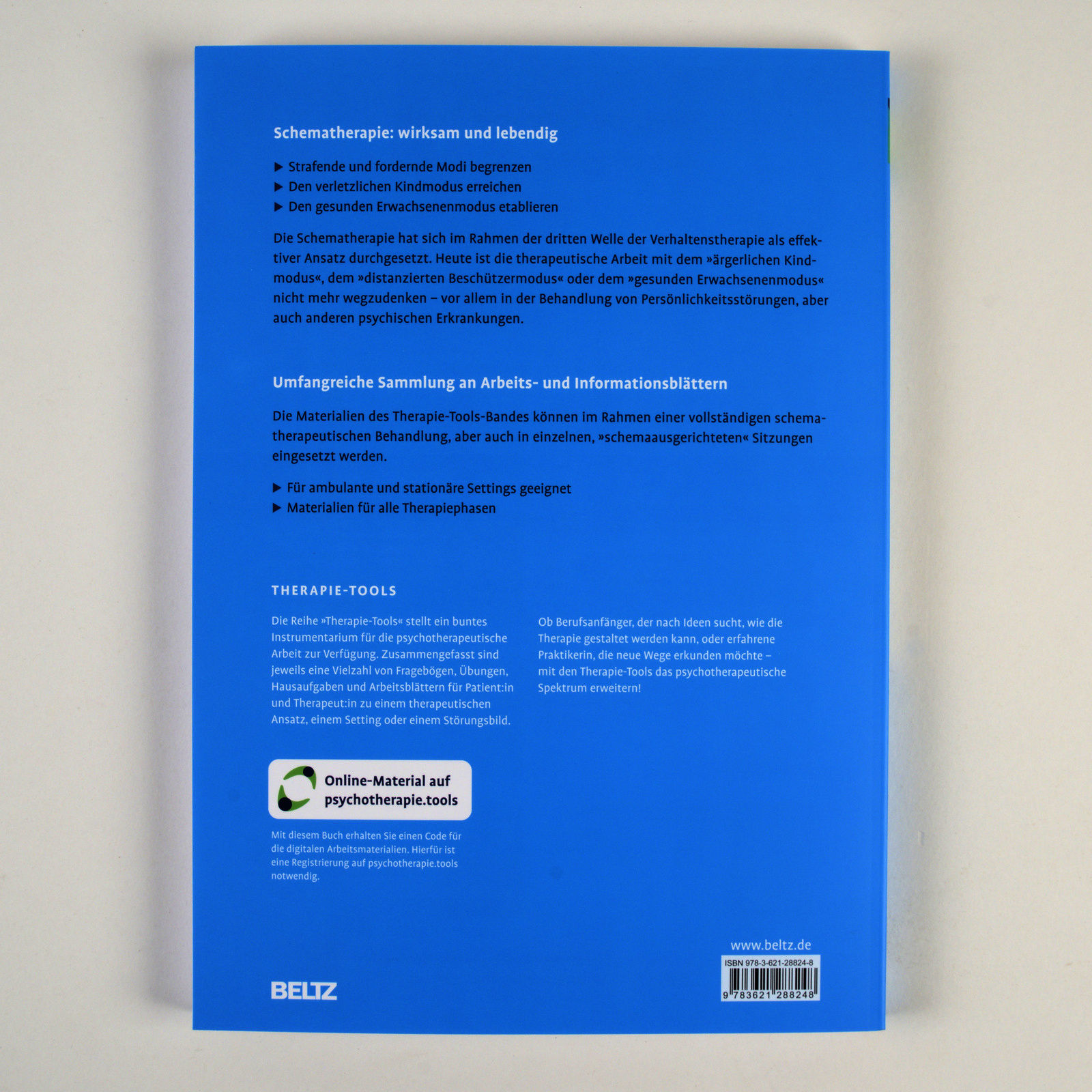 Rückseitencover Therapie-Tools Schematherapie