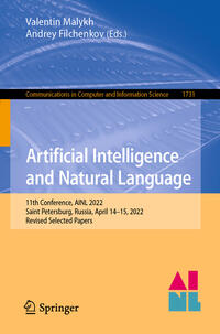 Vorderes Coverbild Artificial Intelligence and Natural Language