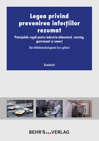 Vorderes Coverbild Das Infektionsschutzgesetz kurz gefasst - rumänisch